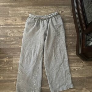 Old Navy Gray Wide Leg Sweatpants